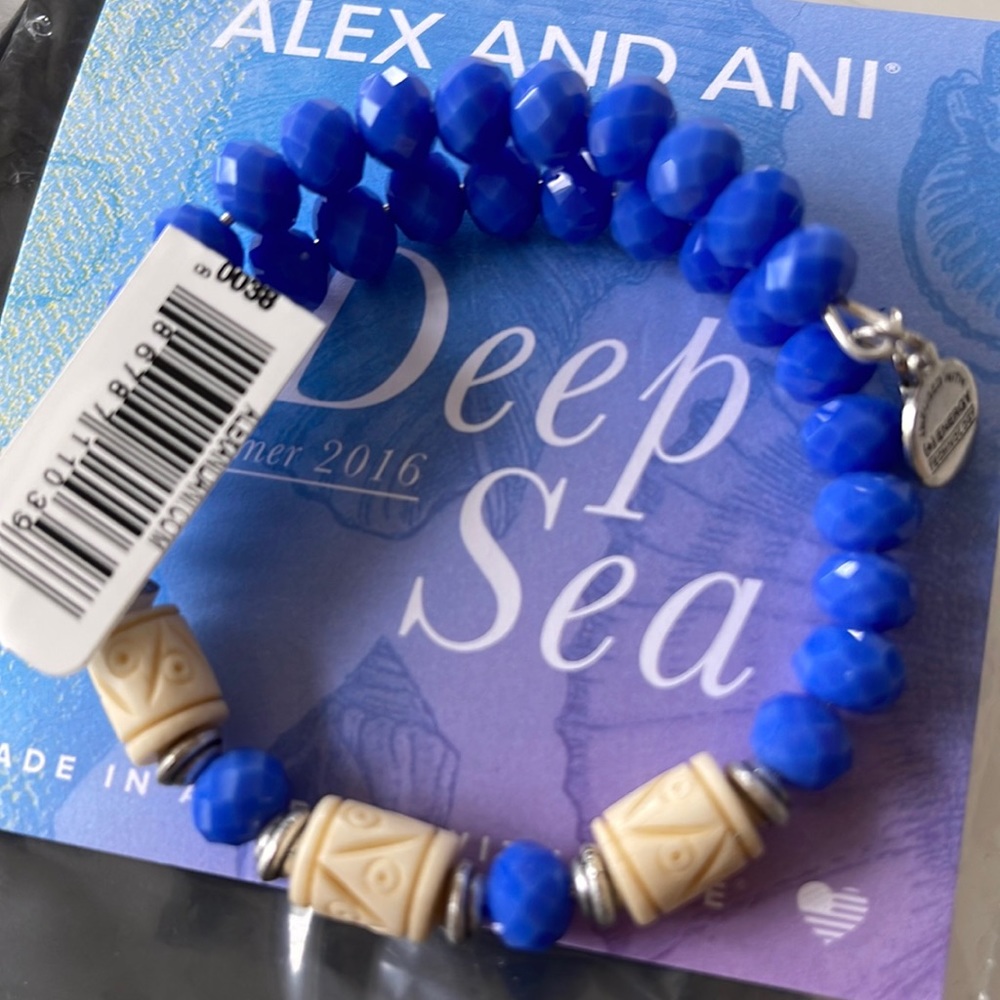 ALEX & ANI NIB NWT… calming blue bracelet